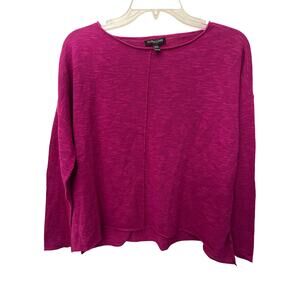 Eileen Fisher pull over Sweatertop size petite medium